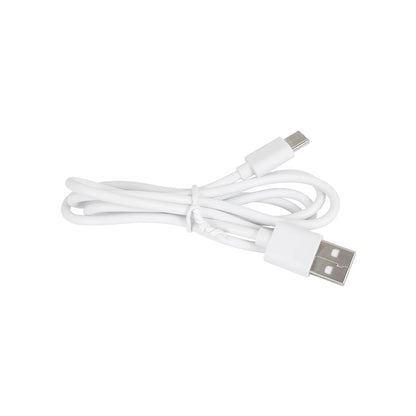 OLDY 76557 Μοντέρνο Επιτραπέζιο Φωτιστικό Γραφείου με Ασύρματη Φόρτιση 15W 3A, 5W Bluetooth Ηχείο & Ψηφιακό Ρολόι LED 3W 300lm 120° DC 5V με USB-C IP20 Ρυθμιζόμενο Λευκό CCT με Αφή 2700K/4500K/6000K Dimmable - Sanan SMD Chip - Λευκό - Μ13 x Π25 x Υ43