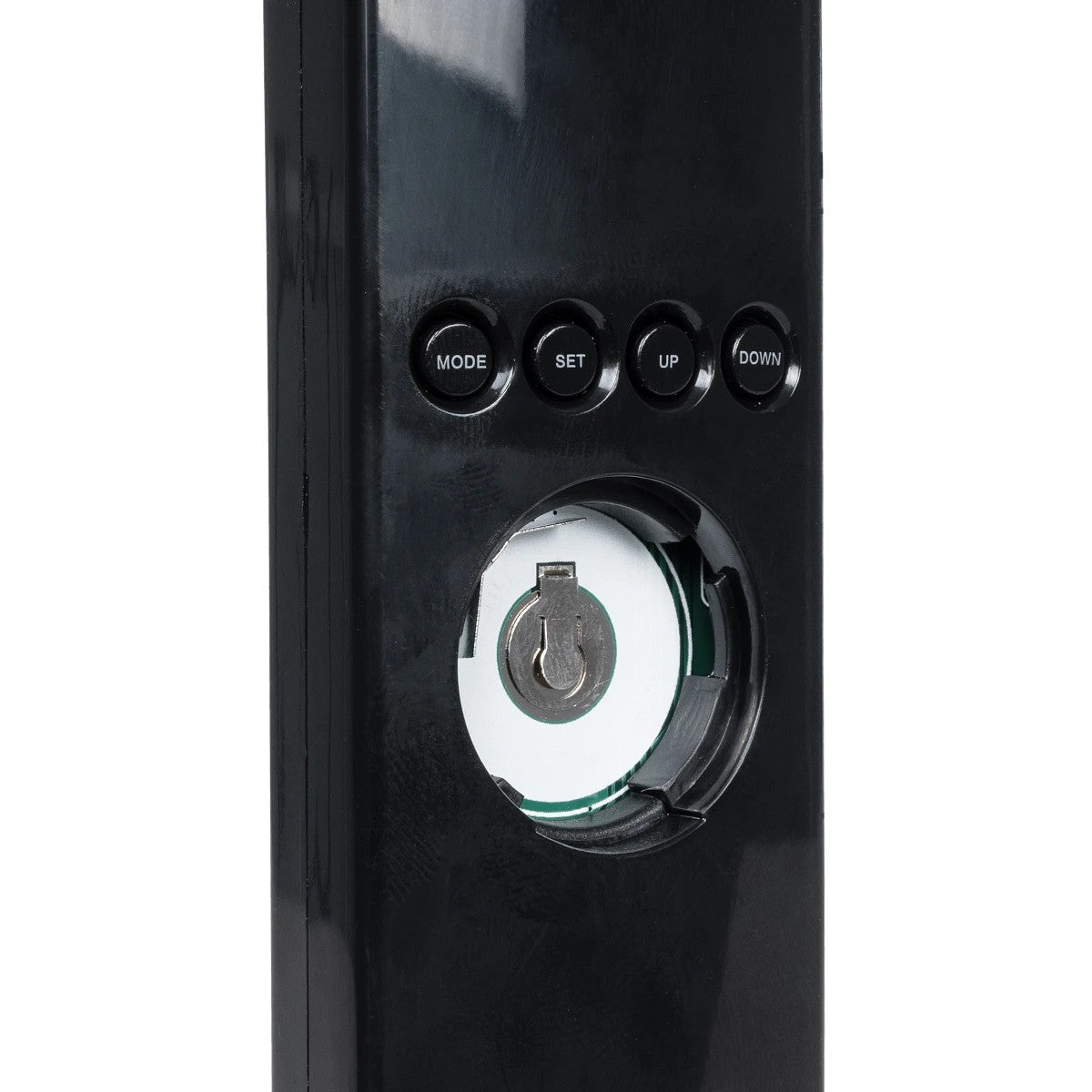 ZENTIME 76564 Μοντέρνο Επιτραπέζιο Φωτιστικό Γραφείου με Ασύρματη Φόρτιση 10W 2A & Ψηφιακό Ρολόι LED 3.5W 350lm 120° DC 5V με USB-C IP20 Ρυθμιζόμενο Λευκό CCT με Αφή 2700K/4500K/6000K Dimmable - Sanan SMD Chip - Μαύρο - Μ18 x Π12 x Υ40