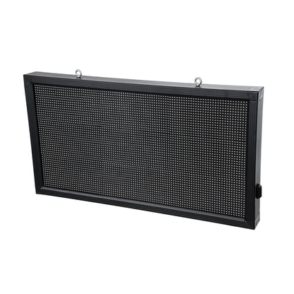 DISPLAY 90296 Κυλιόμενη Ψηφιακή Επιγραφή 96x48cm P10 Μονής Όψης LED AC 220-240V Αδιάβροχο IP65 Κόκκινο - WiFi Control μέσω FK APP - Αισθητήρας Θερμοκρασίας & Υγρασίας - Μ104 x Π9 x Υ56cm