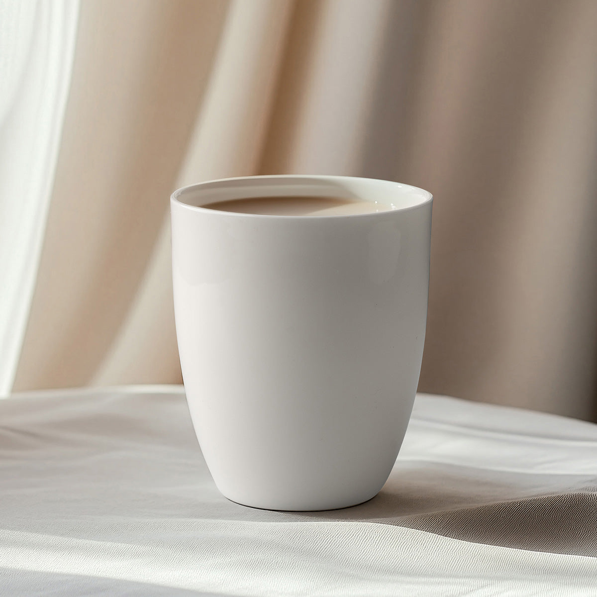 Κούπα Πορσελάνης Χωρίς Χερούλι Sensations Art 7708 350ml Λευκό