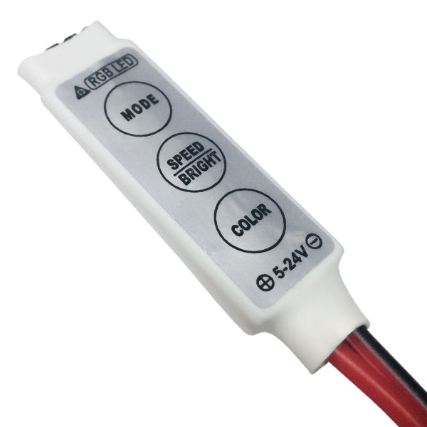 LED RGB Controller με Καλώδιο 5v (30w) - 12v (72w) - 24v (144w) DC 77412