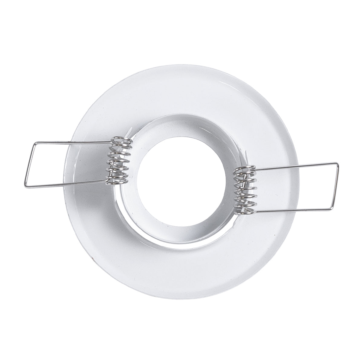 DELTA 77800 Χωνευτό Κινούμενο Στρόγγυλο Σποτ Οροφής για Λάμπα MR11 με Βάση GU5.3 ή GU10 - IP20 - Μεταλλικό - Φ70 x Υ21mm - Λευκό