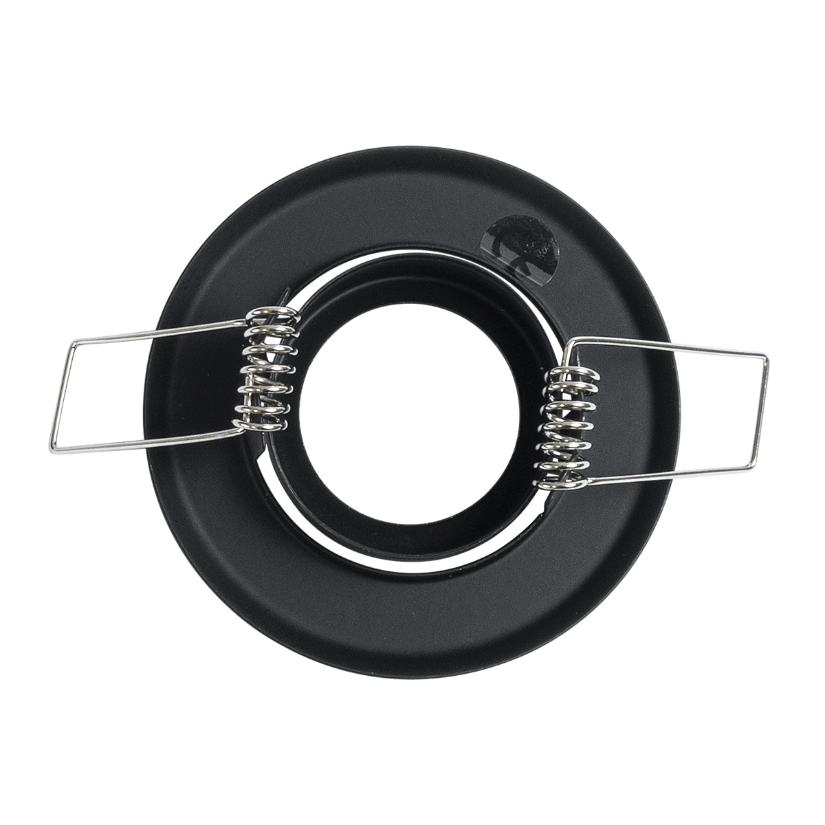 DELTA 77801 Χωνευτό Κινούμενο Στρόγγυλο Σποτ Οροφής για Λάμπα MR11 με Βάση GU5.3 ή GU10 - IP20 - Μεταλλικό - Φ70 x Υ21mm - Μαύρο