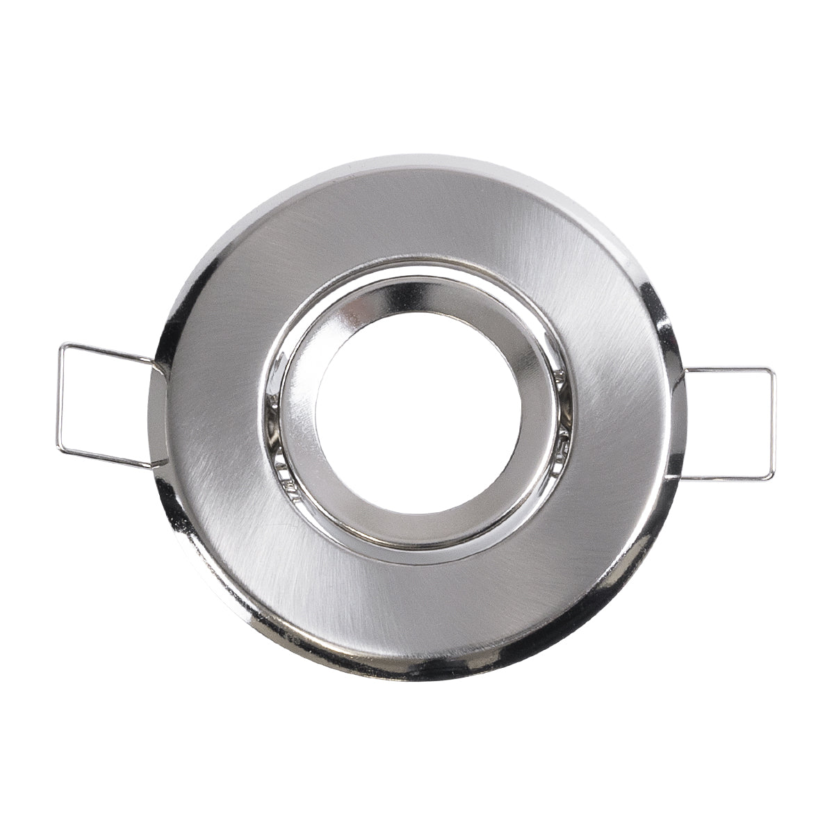DELTA 77802 Χωνευτό Κινούμενο Στρόγγυλο Σποτ Οροφής για Λάμπα MR11 με Βάση GU5.3 ή GU10 - IP20 - Μεταλλικό - Φ70 x Υ21mm - Νίκελ Ματ