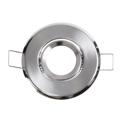 DELTA 77802 Χωνευτό Κινούμενο Στρόγγυλο Σποτ Οροφής για Λάμπα MR11 με Βάση GU5.3 ή GU10 - IP20 - Μεταλλικό - Φ70 x Υ21mm - Νίκελ Ματ