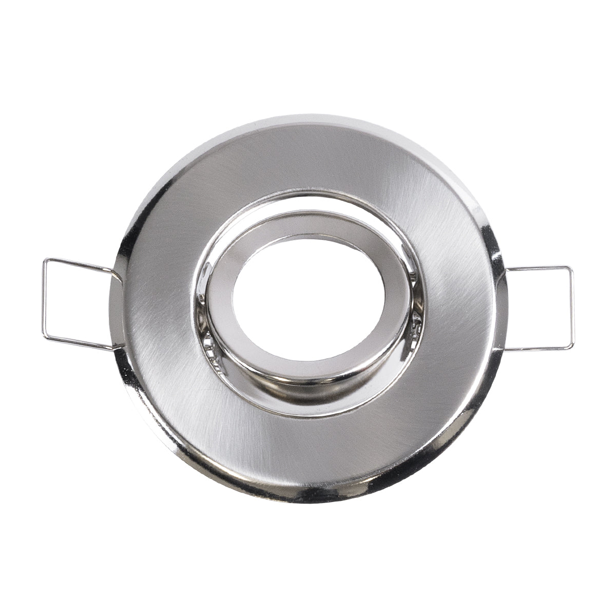 DELTA 77802 Χωνευτό Κινούμενο Στρόγγυλο Σποτ Οροφής για Λάμπα MR11 με Βάση GU5.3 ή GU10 - IP20 - Μεταλλικό - Φ70 x Υ21mm - Νίκελ Ματ