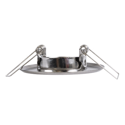 DELTA 77802 Χωνευτό Κινούμενο Στρόγγυλο Σποτ Οροφής για Λάμπα MR11 με Βάση GU5.3 ή GU10 - IP20 - Μεταλλικό - Φ70 x Υ21mm - Νίκελ Ματ