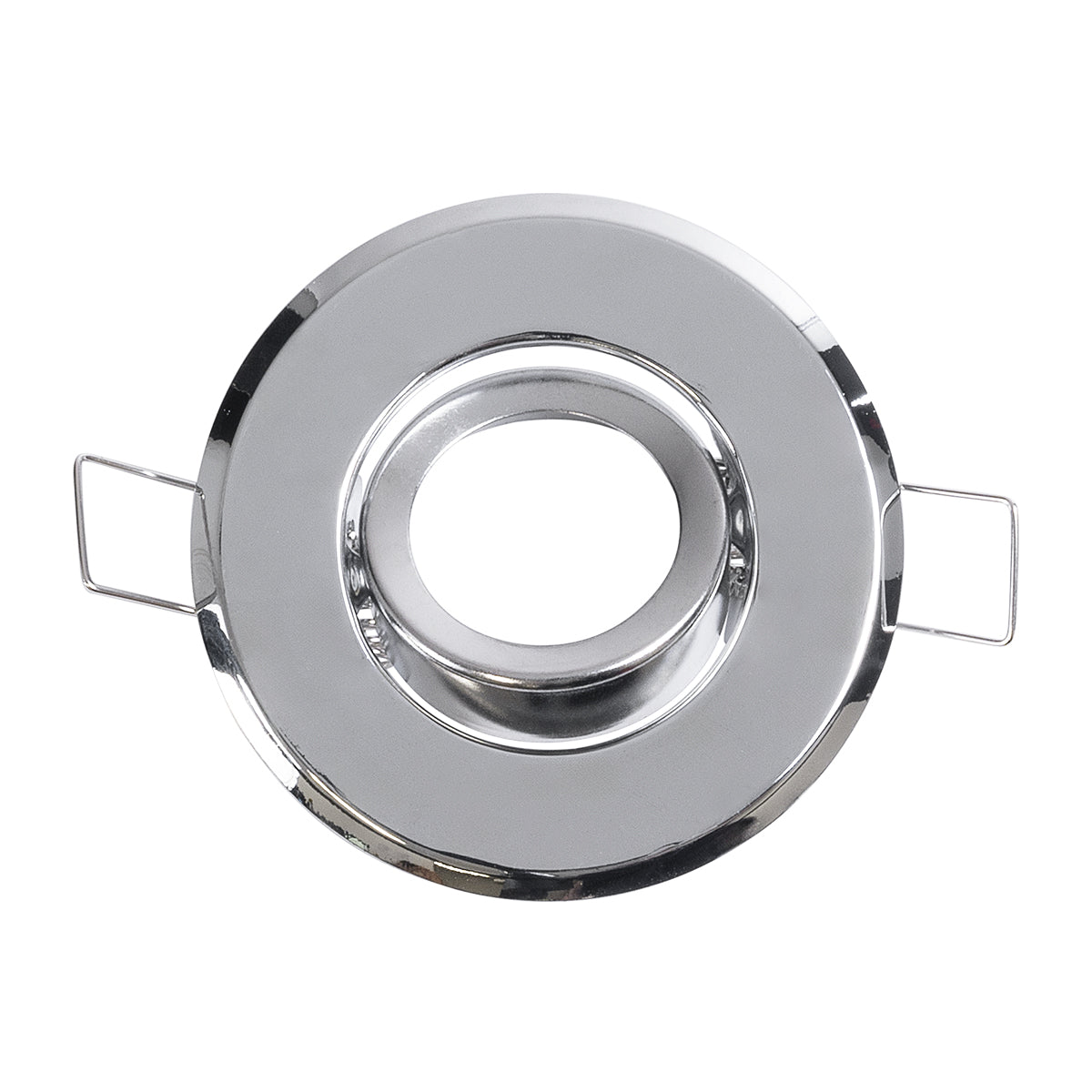 DELTA 77803 Χωνευτό Κινούμενο Στρόγγυλο Σποτ Οροφής για Λάμπα MR11 με Βάση GU5.3 ή GU10 - IP20 - Μεταλλικό - Φ70 x Υ21mm - Χρώμιο Νίκελ