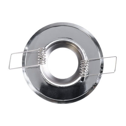 DELTA 77803 Χωνευτό Κινούμενο Στρόγγυλο Σποτ Οροφής για Λάμπα MR11 με Βάση GU5.3 ή GU10 - IP20 - Μεταλλικό - Φ70 x Υ21mm - Χρώμιο Νίκελ