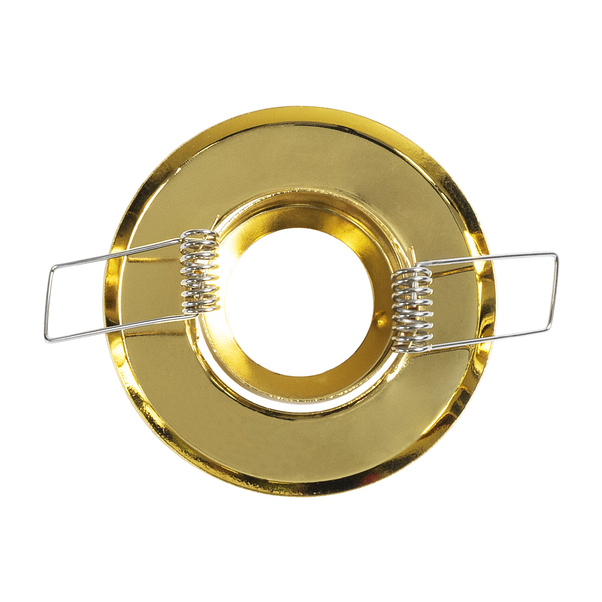 DELTA 77804 Χωνευτό Κινούμενο Στρόγγυλο Σποτ Οροφής για Λάμπα MR11 με Βάση GU5.3 ή GU10 - IP20 - Μεταλλικό - Φ70 x Υ21mm - Χρυσό Πλατίνα