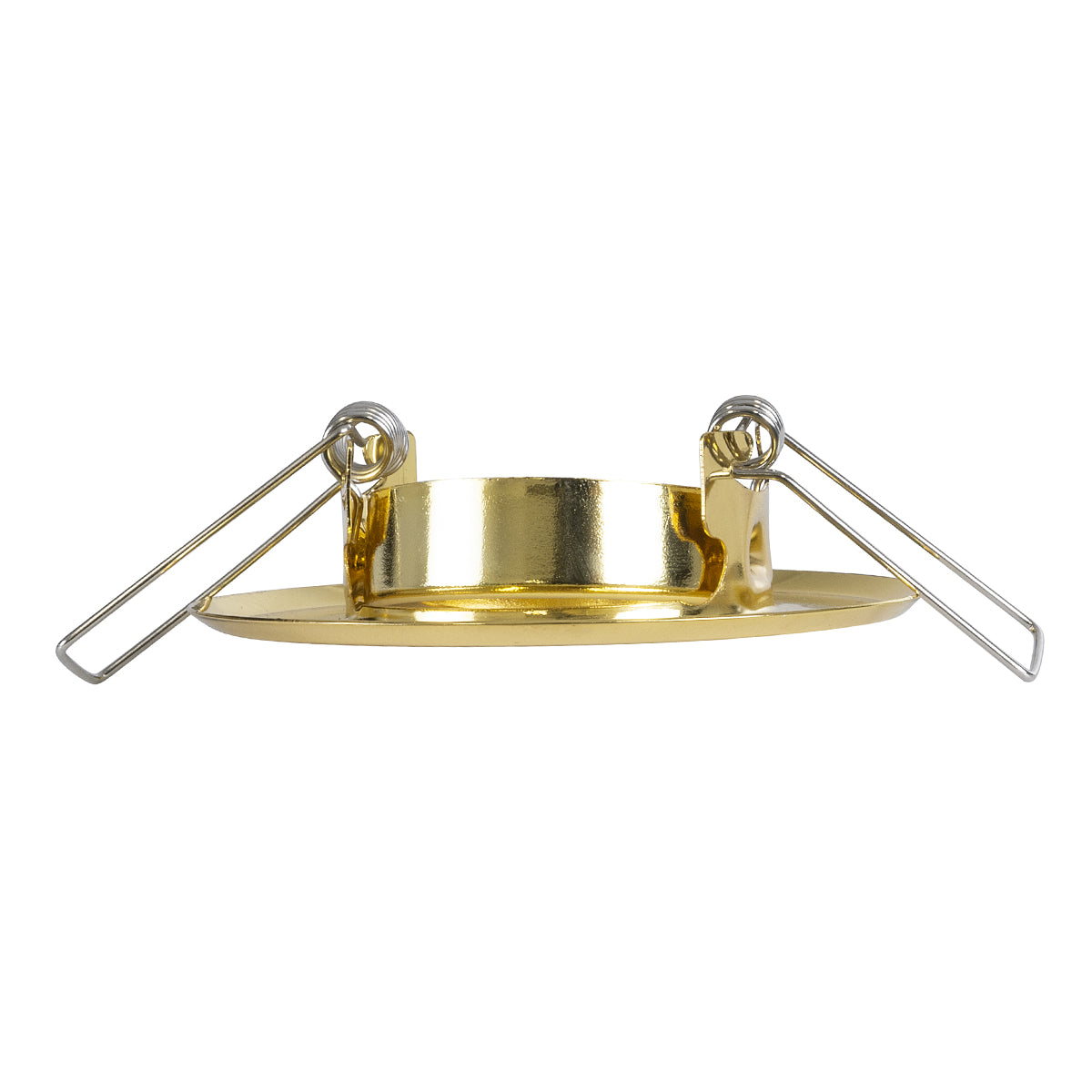 DELTA 77804 Χωνευτό Κινούμενο Στρόγγυλο Σποτ Οροφής για Λάμπα MR11 με Βάση GU5.3 ή GU10 - IP20 - Μεταλλικό - Φ70 x Υ21mm - Χρυσό Πλατίνα