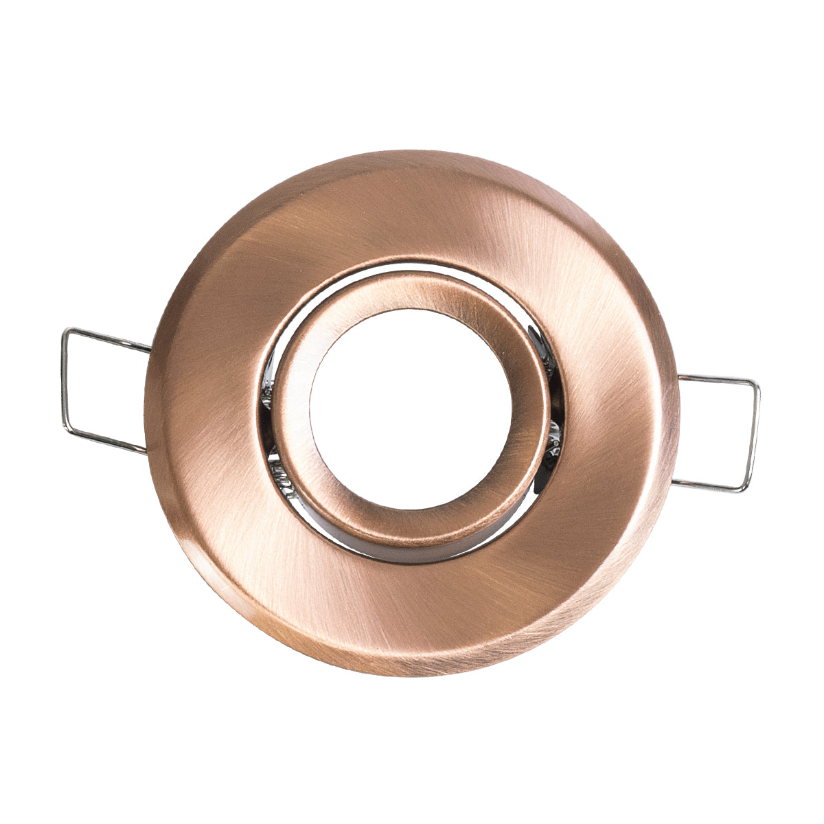 DELTA 77805 Χωνευτό Κινούμενο Στρόγγυλο Σποτ Οροφής για Λάμπα MR11 με Βάση GU5.3 ή GU10 - IP20 - Μεταλλικό - Φ70 x Υ21mm - Χάλκινο