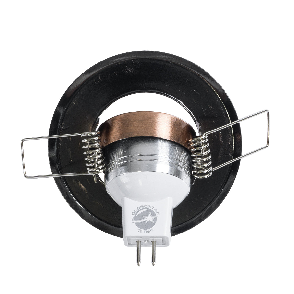 DELTA 77805 Χωνευτό Κινούμενο Στρόγγυλο Σποτ Οροφής για Λάμπα MR11 με Βάση GU5.3 ή GU10 - IP20 - Μεταλλικό - Φ70 x Υ21mm - Χάλκινο