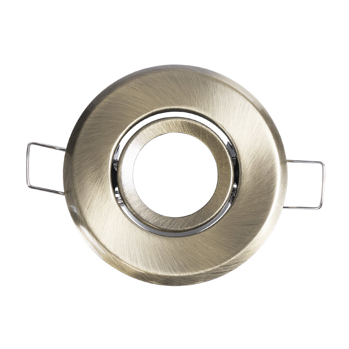 DELTA 77806 Χωνευτό Κινούμενο Στρόγγυλο Σποτ Οροφής για Λάμπα MR11 με Βάση GU5.3 ή GU10 - IP20 - Μεταλλικό - Φ70 x Υ21mm - Μπρούτζινο