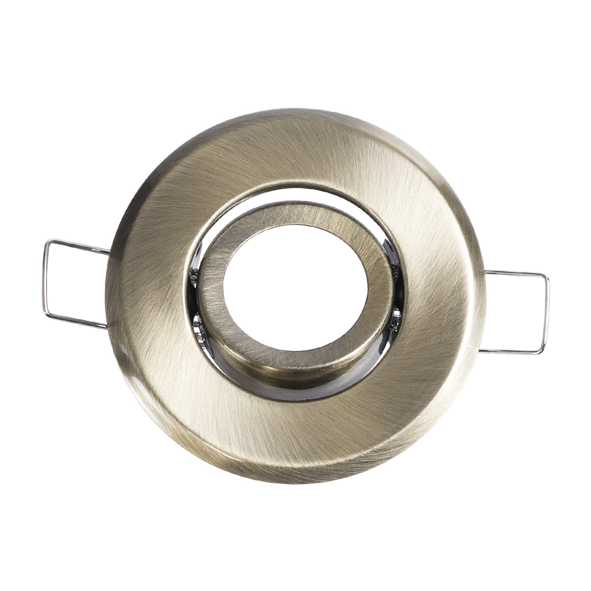 DELTA 77806 Χωνευτό Κινούμενο Στρόγγυλο Σποτ Οροφής για Λάμπα MR11 με Βάση GU5.3 ή GU10 - IP20 - Μεταλλικό - Φ70 x Υ21mm - Μπρούτζινο