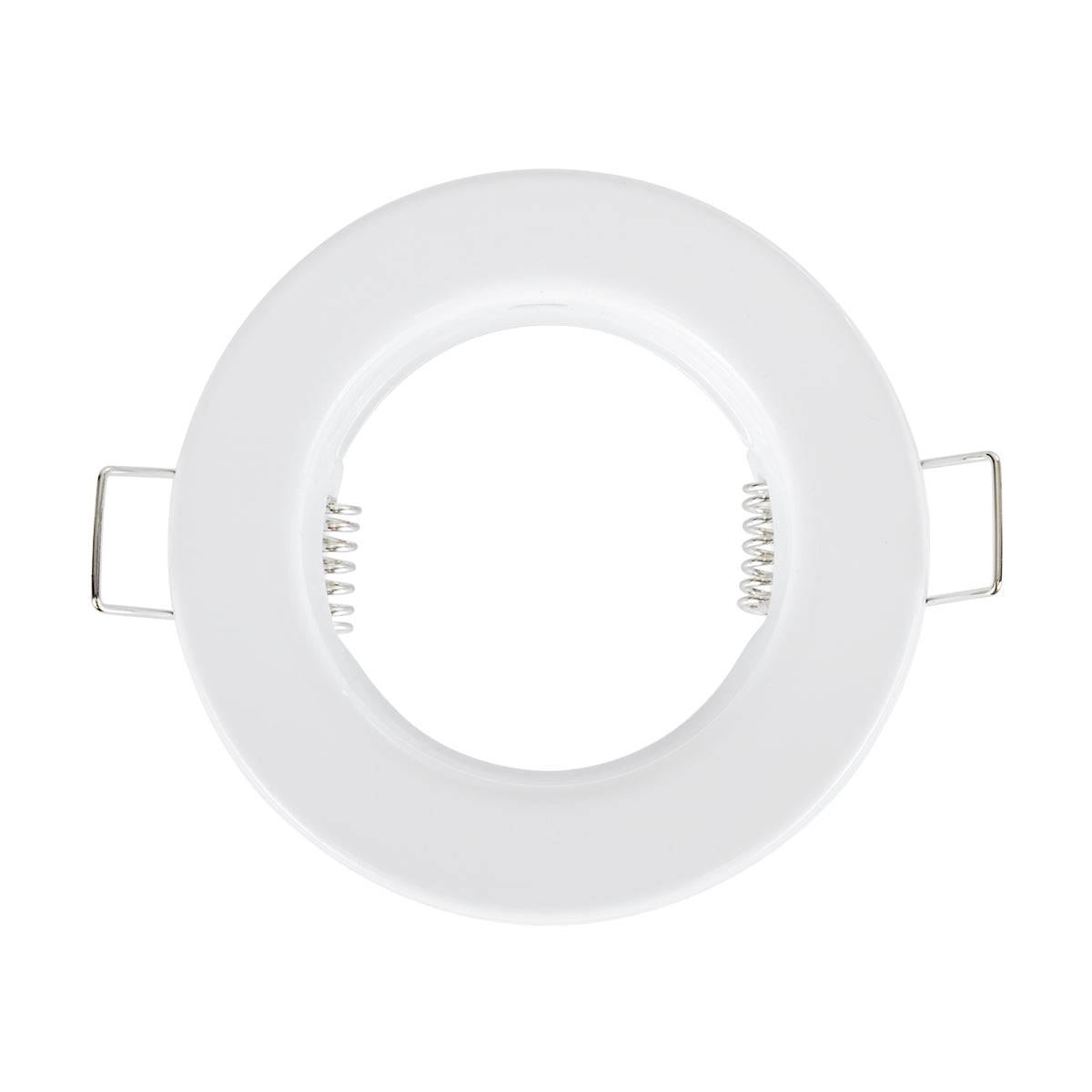 DELTA 77807 Χωνευτό Στρόγγυλο Σποτ Οροφής για Λάμπα MR16 με Βάση GU5.3 ή GU10 - IP20 - Μεταλλικό - Φ83 x Υ31mm - Λευκό