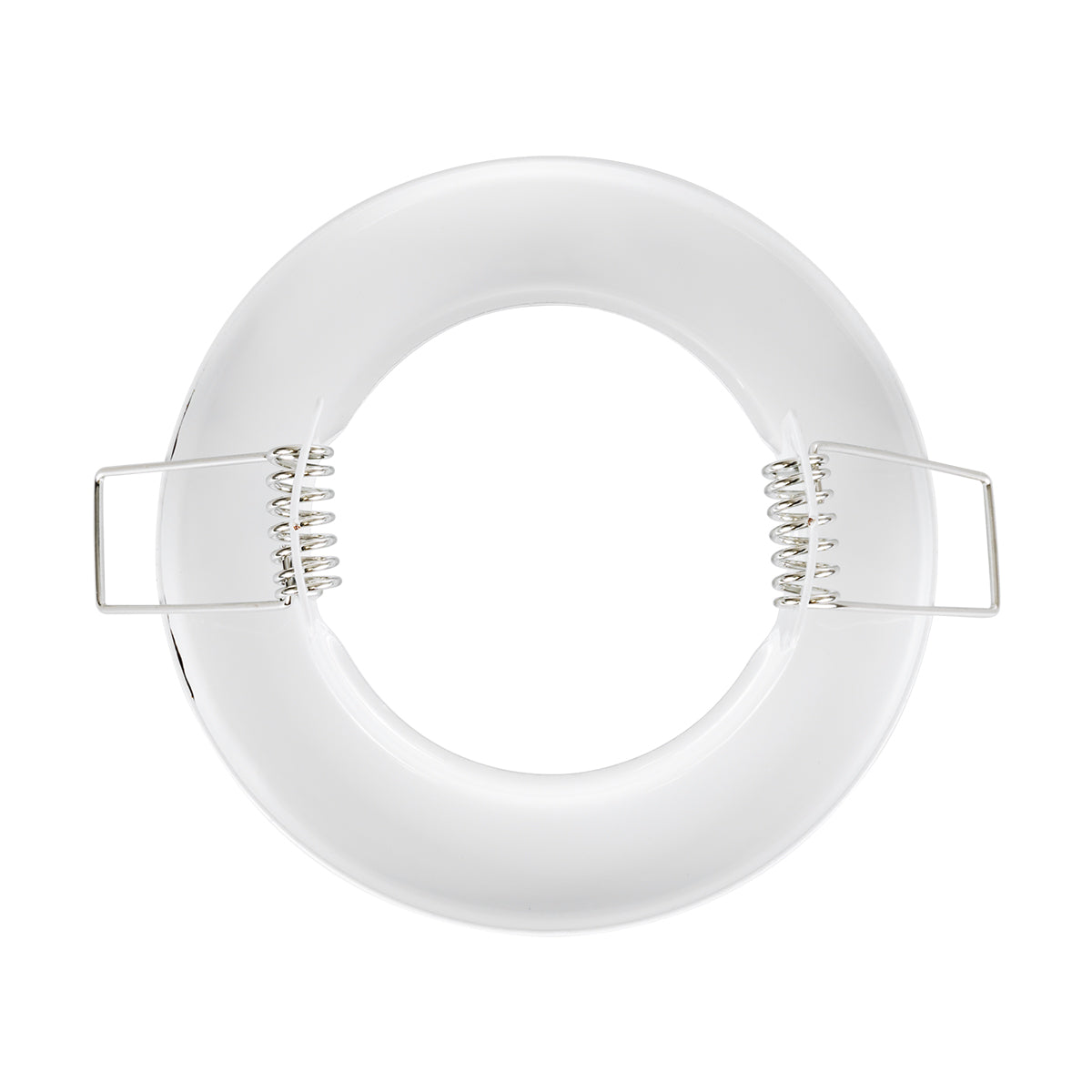 DELTA 77807 Χωνευτό Στρόγγυλο Σποτ Οροφής για Λάμπα MR16 με Βάση GU5.3 ή GU10 - IP20 - Μεταλλικό - Φ83 x Υ31mm - Λευκό