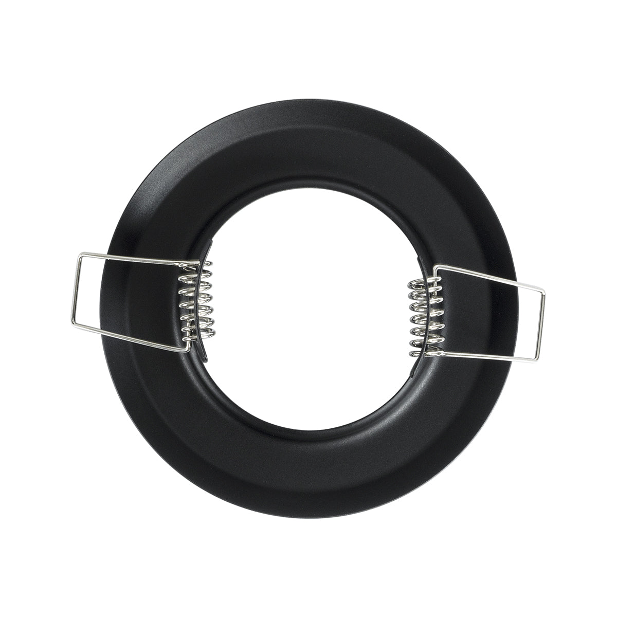 DELTA 77808 Χωνευτό Στρόγγυλο Σποτ Οροφής για Λάμπα MR16 με Βάση GU5.3 ή GU10 - IP20 - Μεταλλικό - Φ83 x Υ31mm - Μαύρο