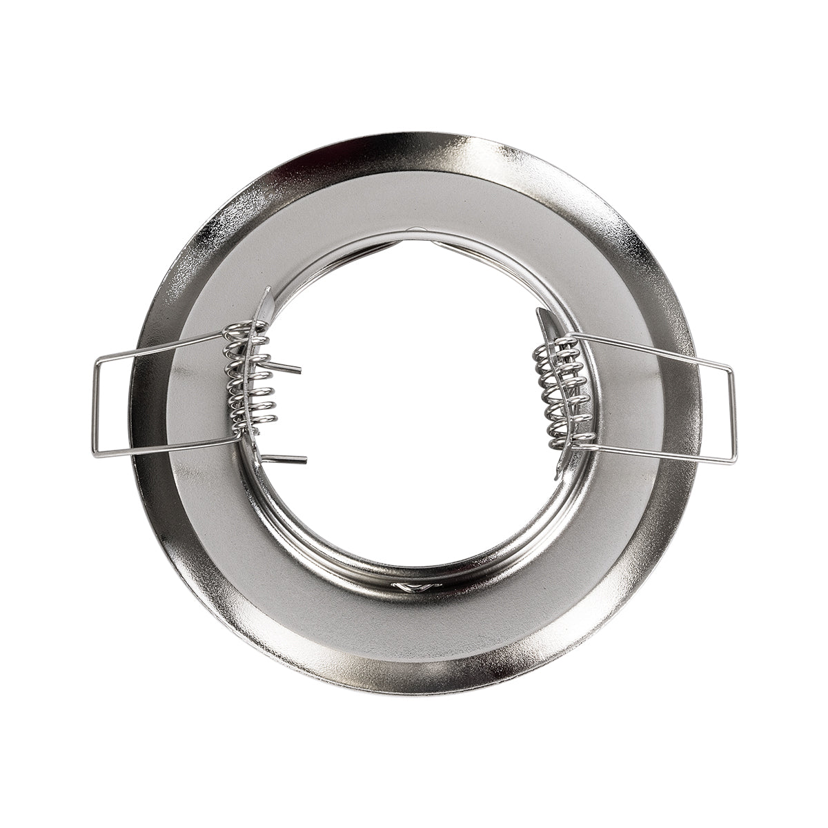 RAFY 77809 Χωνευτή Βάση για Σποτ MR16 με Ντουί GU10/GU5.3 IP20 - Νίκελ Βούρτσας - Μ8.3 x Π8.3 x Υ3.1 / Q6