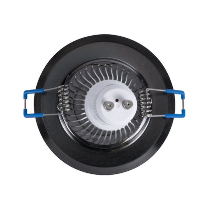 DELTA 77812 Χωνευτό Στρόγγυλο Σποτ Οροφής για Λάμπα MR16 με Βάση GU5.3 ή GU10 - IP20 - Μεταλλικό - Φ83 x Υ31mm - Χάλκινο