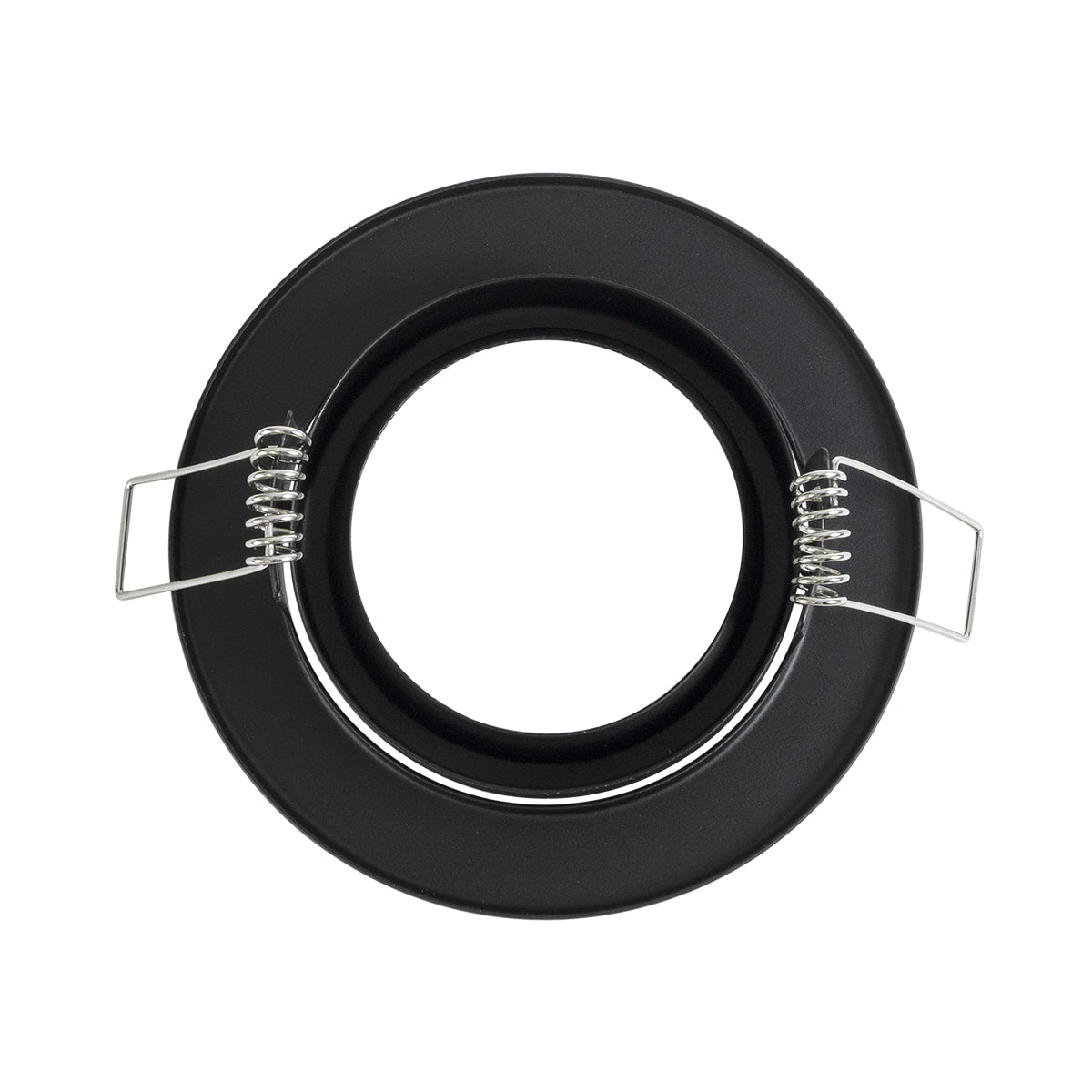 DELTA 77815 Χωνευτό Κινούμενο Στρόγγυλο Σποτ Οροφής για Λάμπα MR16 με Βάση GU5.3 ή GU10 - IP20 - Μεταλλικό - Φ92 x Υ28mm- Μαύρο