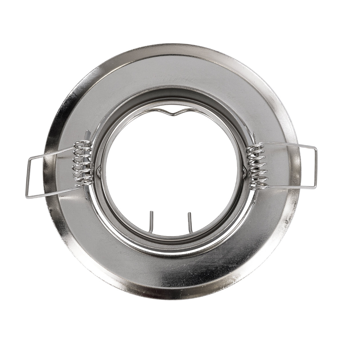 RAFY 77816 Χωνευτή Κινούμενη Βάση για Σποτ MR16 για Ντουί GU10/GU5.3 IP20 - Νίκελ Βούρτσας - Μ9.2 x Π9.2 x Υ3.1 / Q7