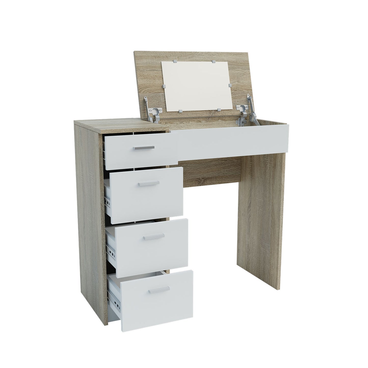 Τουαλέτα Tab Σονόμα-Λευκό 90x42x82-110