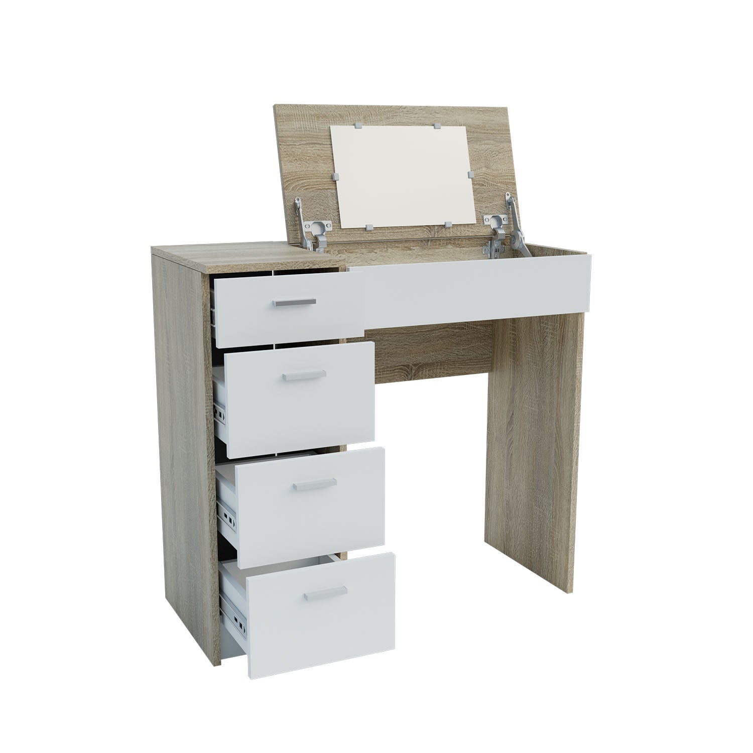 Τουαλέτα Tab Σονόμα-Λευκό 90x42x82-110