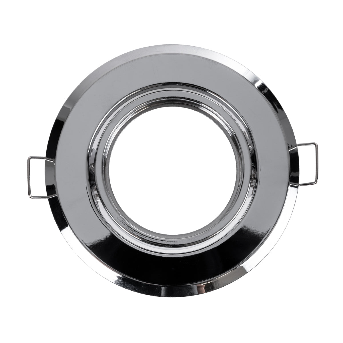 DELTA 77817 Χωνευτό Κινούμενο Στρόγγυλο Σποτ Οροφής για Λάμπα MR16 με Βάση GU5.3 ή GU10 - IP20 - Μεταλλικό - Φ92 x Υ28mm - Χρώμιο Νίκελ