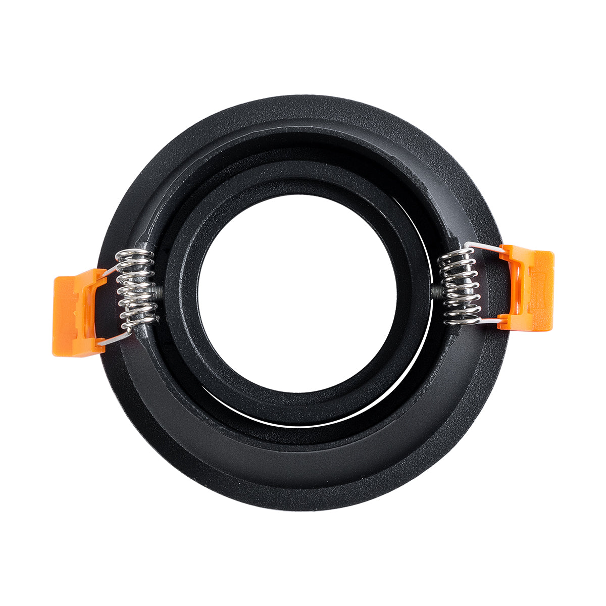 ALPHA 77831 Χωνευτή Κινούμενη Βάση για Σποτ MR16 με Ντουί GU10/GU5.3 IP20 - Μαύρο Ματ - Μ9.4 x Π9.4 x Υ4.2 / Q8.3εκ