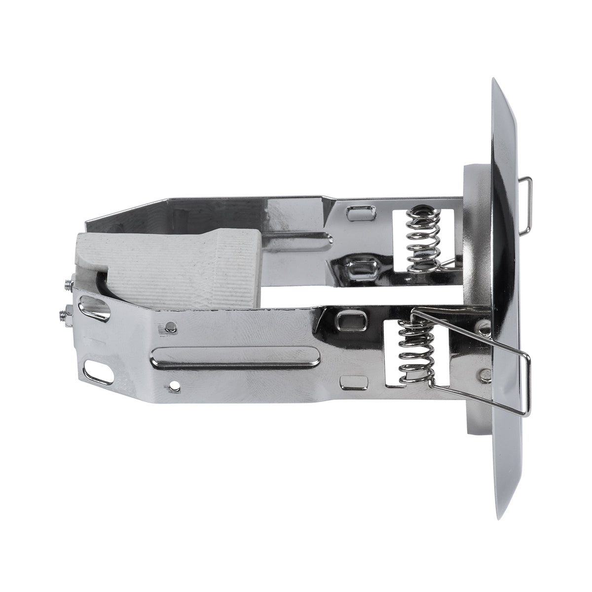 ACIDA 77847 Χωνευτή Στρογγυλή Μεταλλική Βάση Μπετού για Λάμπα R63 με Ντουί E27 AC 220-240V IP20 Φ11 x Υ11cm - Νίκελ