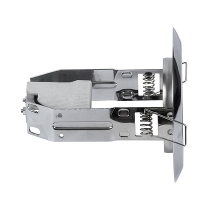 ACIDA 77847 Χωνευτή Στρογγυλή Μεταλλική Βάση Μπετού για Λάμπα R63 με Ντουί E27 AC 220-240V IP20 Φ11 x Υ11cm - Νίκελ