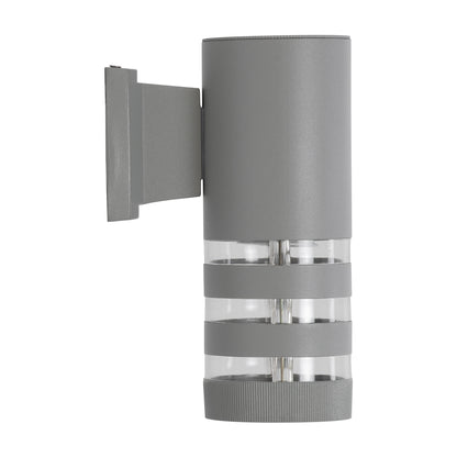 ORION 77884 Μοντέρνο Φωτιστικό Τοίχου - Απλίκα με Ντουί 1 x GU10 AC 220-240V Αδιάβροχο IP65 - Γκρι Ματ - Μ9 x Π15 x Υ23.2