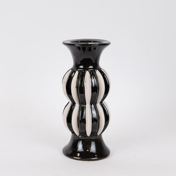 ΚΗΡΟΠΗΓΙΟ ΚΕΡΑΜΙΚΟ ΜΑΥΡΟ-ΛΕΥΚΟ 11.8x11.8x28