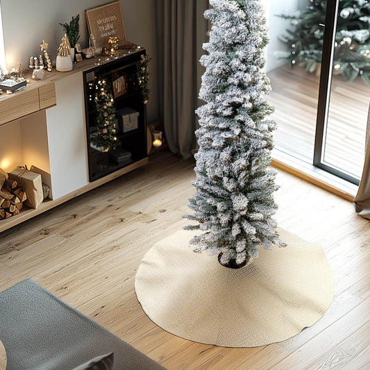 Ποδιά Δέντρου Ζακάρ Εκρού-Χρυσό 90εκ