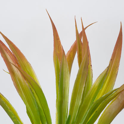 CORDYLINE 78229 Τεχνητό Φυτό Κορδιλύνη - Μπουκέτο Διακοσμητικών Φυτών - Κλαδιών με Φύλλωμα Πράσινο - Κόκκινο Υ34cm