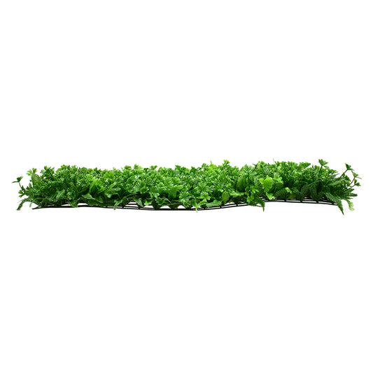 CLOVER 78411 Τεχνητό Πάνελ Φυλλωσιάς / Κάθετος Κήπος Τριφύλλι & Νάνος Φτέρη - Πράσινο - Μ60 x Π8 x Υ40
