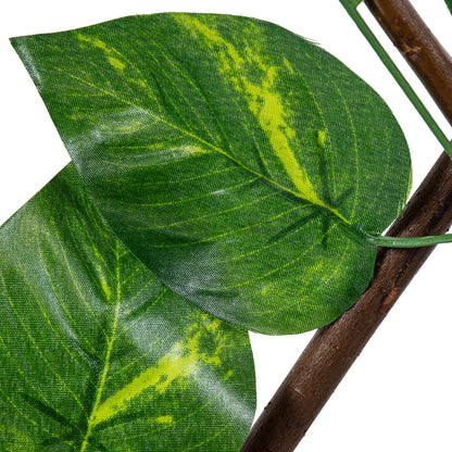 GOLDEN POTHOS 78496 Πτυσσόμενη Πέργκολα Τεχνητής Φυλλωσιάς - Κάθετος Κήπος Σύνθεση Πόθος Μ110 x Π10 x Υ120cm (min) Μ310 x Π10 x Υ45cm (max)