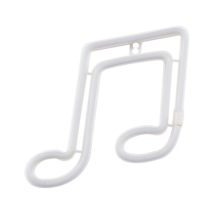 78568 Φωτιστικό Ταμπέλα Φωτεινή Επιγραφή NEON LED Σήμανσης MUSIC NOTE 5W με Καλώδιο Τροφοδοσίας USB - Μπαταρίας 3xAAA (Δεν Περιλαμβάνονται) - Θερμό Λευκό 2700K