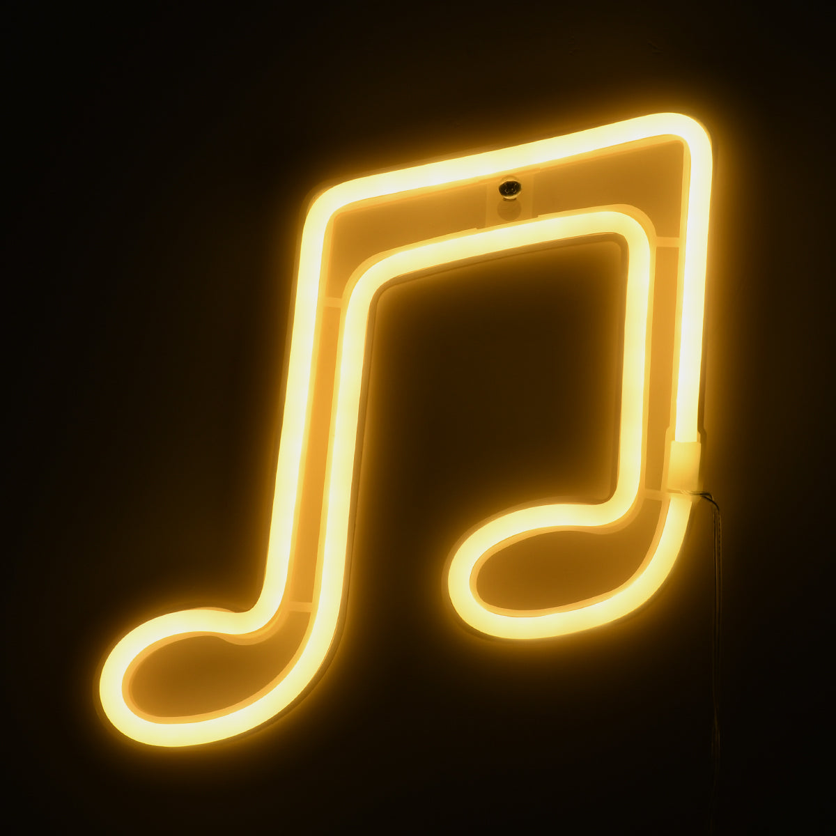 78568 Φωτιστικό Ταμπέλα Φωτεινή Επιγραφή NEON LED Σήμανσης MUSIC NOTE 5W με Καλώδιο Τροφοδοσίας USB - Μπαταρίας 3xAAA (Δεν Περιλαμβάνονται) - Θερμό Λευκό 2700K