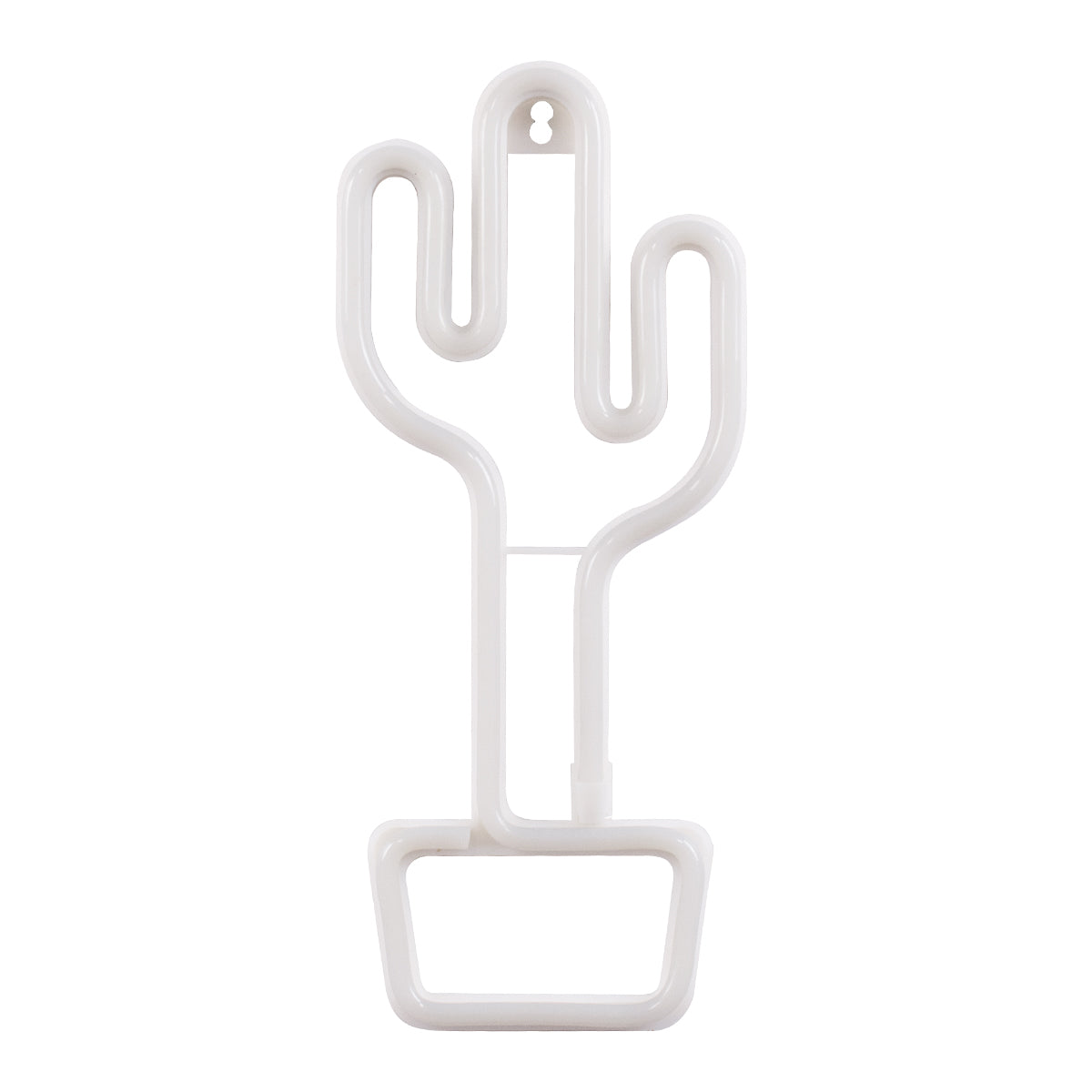 78574 Φωτιστικό Ταμπέλα Φωτεινή Επιγραφή NEON LED Σήμανσης CACTUS 5W με Καλώδιο Τροφοδοσίας USB - Μπαταρίας 3xAAA (Δεν Περιλαμβάνονται) - Πράσινο - Κίτρινο