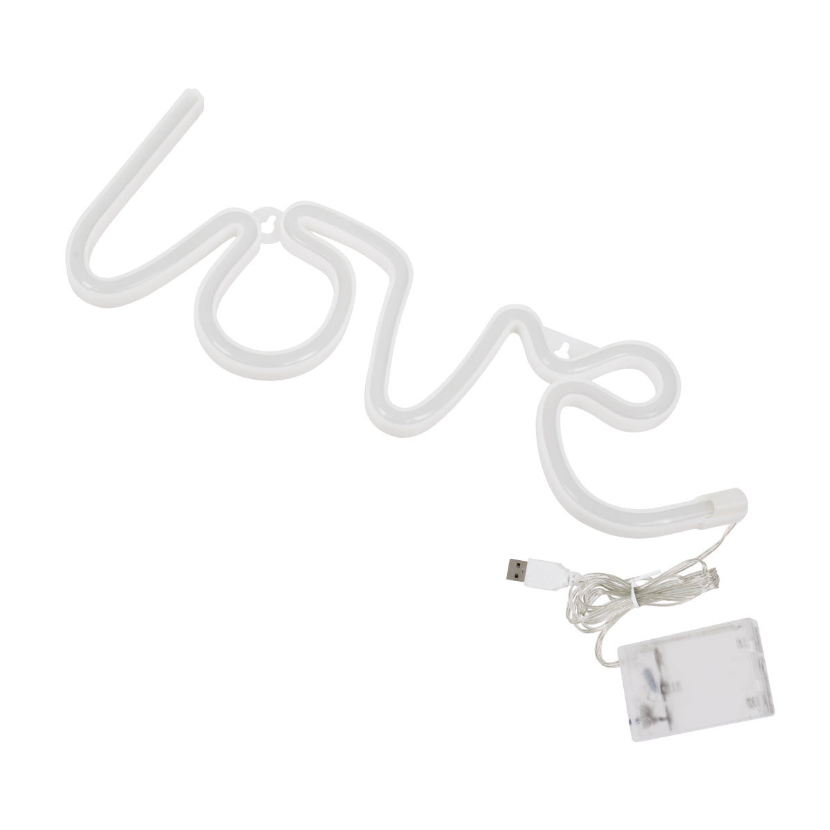 78587 Φωτιστικό Ταμπέλα Φωτεινή Επιγραφή NEON LED Σήμανσης LOVE 5W με Καλώδιο Τροφοδοσίας USB - Μπαταρίας 3xAAA (Δεν Περιλαμβάνονται) - Κόκκινο