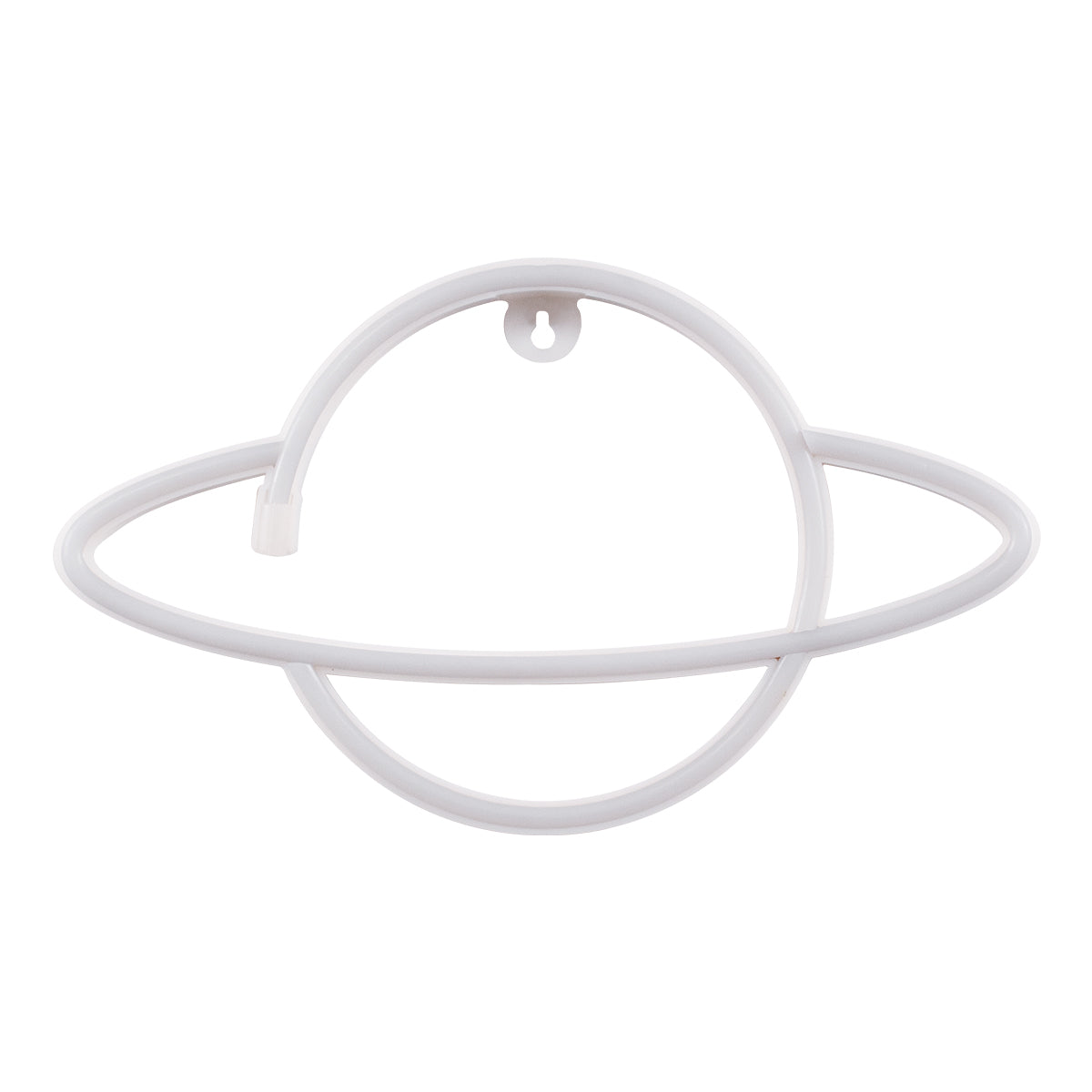 78588 Φωτιστικό Ταμπέλα Φωτεινή Επιγραφή NEON LED Σήμανσης PLANET SATURN 5W με Καλώδιο Τροφοδοσίας USB - Μπαταρίας 3xAAA (Δεν Περιλαμβάνονται) - Ροζ