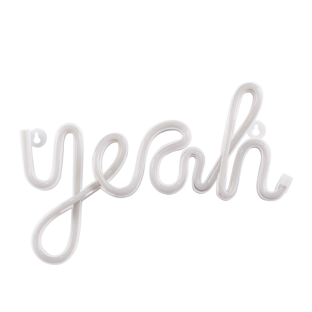 78589 Φωτιστικό Ταμπέλα Φωτεινή Επιγραφή NEON LED Σήμανσης YEAH 5W με Καλώδιο Τροφοδοσίας USB - Μπαταρίας 3xAAA (Δεν Περιλαμβάνονται) - Κόκκινο