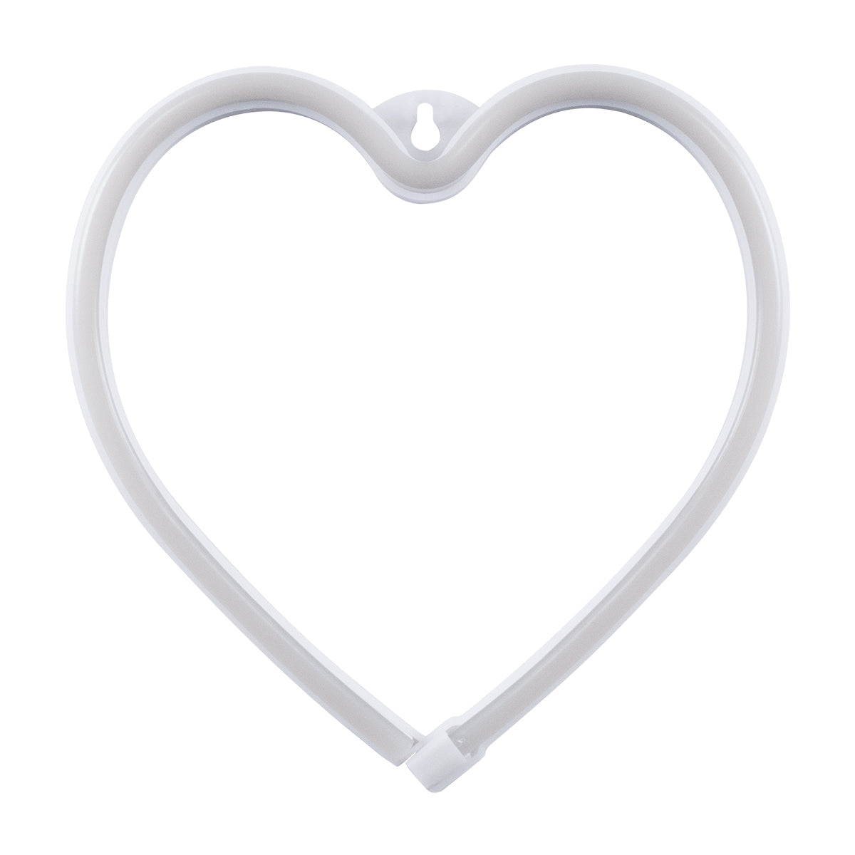 78592 Φωτιστικό Ταμπέλα Φωτεινή Επιγραφή NEON LED Σήμανσης HEART 5W με Καλώδιο Τροφοδοσίας USB - Μπαταρίας 3xAAA (Δεν Περιλαμβάνονται) - Ροζ