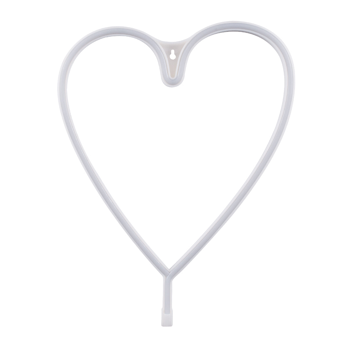 78593 Φωτιστικό Ταμπέλα Φωτεινή Επιγραφή NEON LED Σήμανσης HEART LINE 5W με Καλώδιο Τροφοδοσίας USB - Μπαταρίας 3xAAA (Δεν Περιλαμβάνονται) - Ροζ