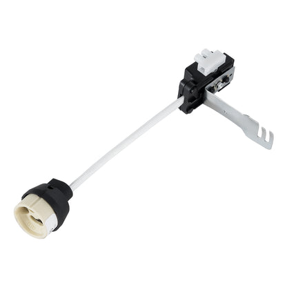 LAMPHOLDER 78950 Ντουί GU10 Πορσελάνης με 15cm VDE Καλώδιο - Anti-Fire Protection High Resistance Tube & Κυτίο Συνδεσμολογίας - ᐊVDEᐅ Certified - IP20 - Φ3.5 x Μ15cm