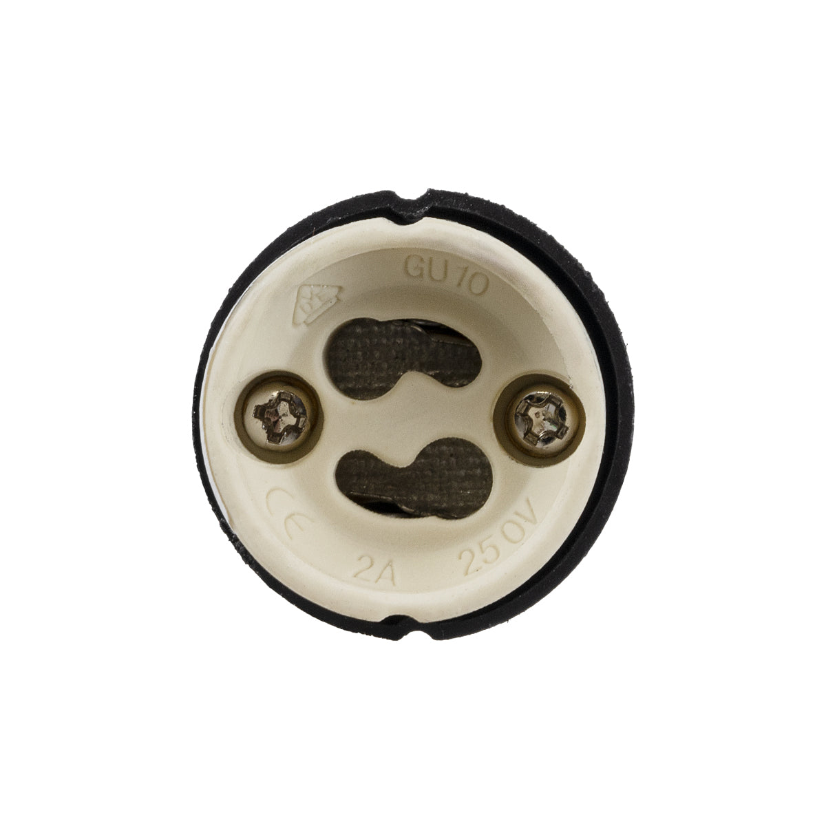 LAMPHOLDER 78950 Ντουί GU10 Πορσελάνης με 15cm VDE Καλώδιο - Anti-Fire Protection High Resistance Tube & Κυτίο Συνδεσμολογίας - ᐊVDEᐅ Certified - IP20 - Φ3.5 x Μ15cm