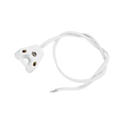 LAMPHOLDER 78953 Ντουί T8 G13 με 30εκ Καλώδιο IP20 - Μ30 x Π1 x Υ2.2