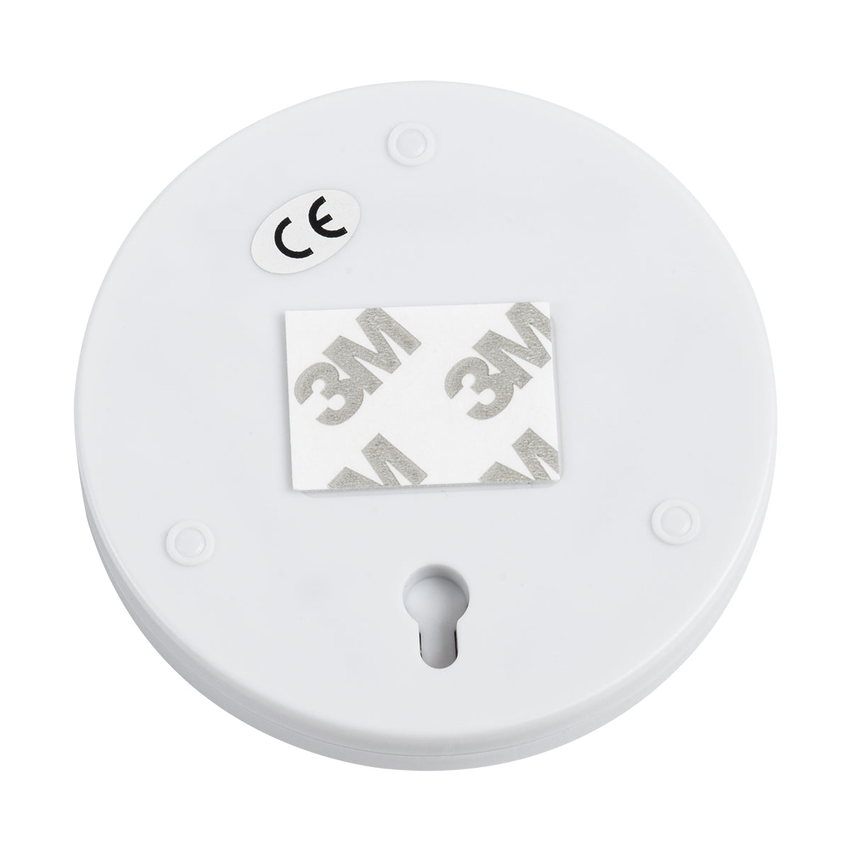 79004 Φωτιστικό Νυκτός Μπαταρίας 3xAAA (Δεν Περιλαμβάνεται) LED SMD 5050 1W 80lm με Αισθητήρα Κίνησης και 3M Διπλής Όψης Αυτοκόλλητη Ταινία Αδιάβροχο IP44 Ψυχρό Λευκό 6000K D7.5 x H1.5cm